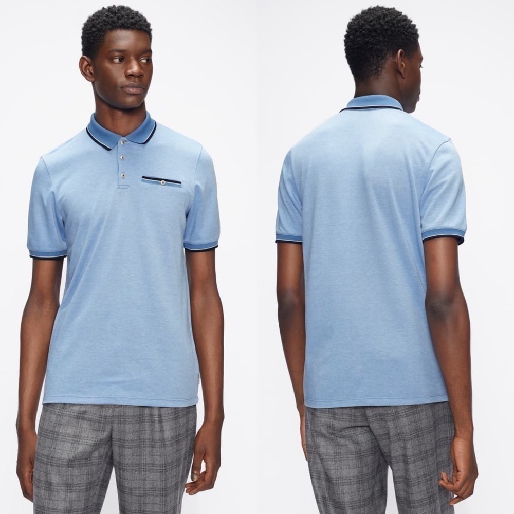 Ted Baker London Chipa Short Sleeve Polo Size Medium